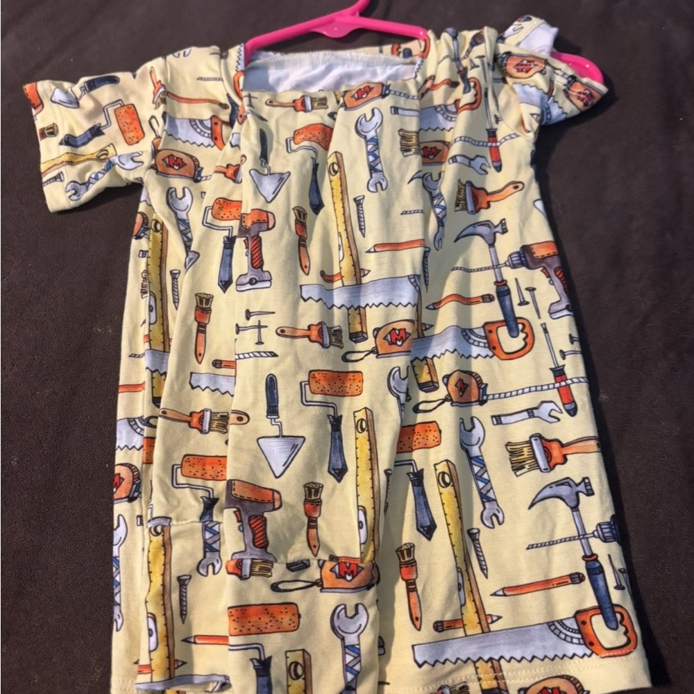 Tool Print Kids Dress